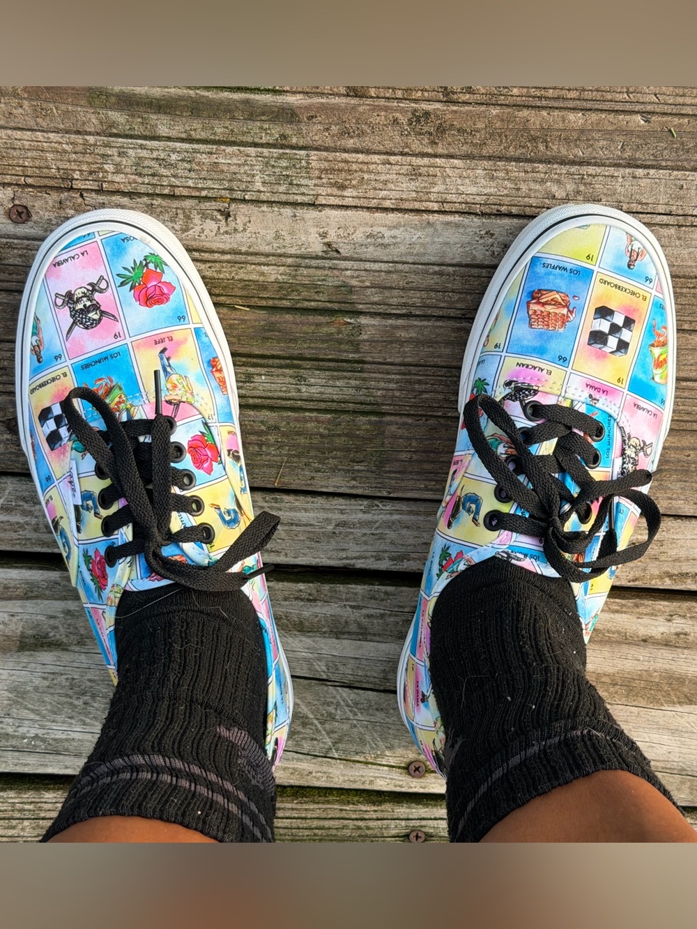 VANS Los Vans La Loteria Millennial Cards EUC